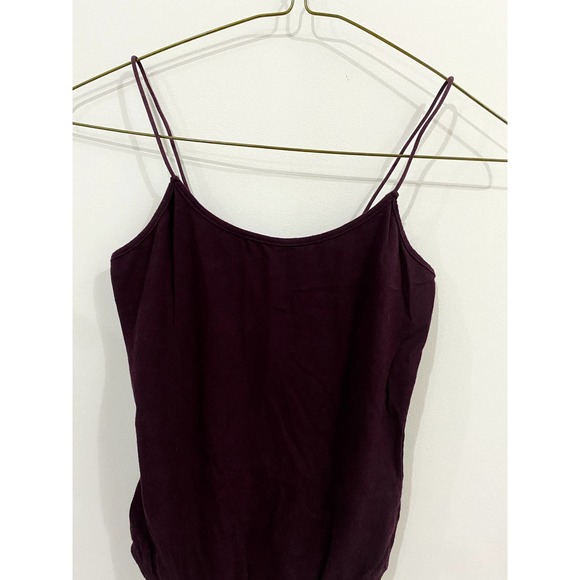 Wine spaghetti Strap Bodysuit - Picture 5 of 6